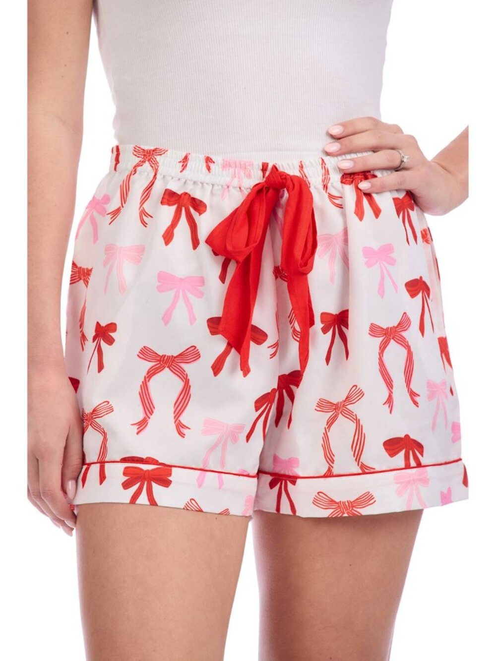 Bow Pajama Shorts